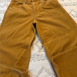 H&M Women's Tan Corduroy Wide Leg Pants